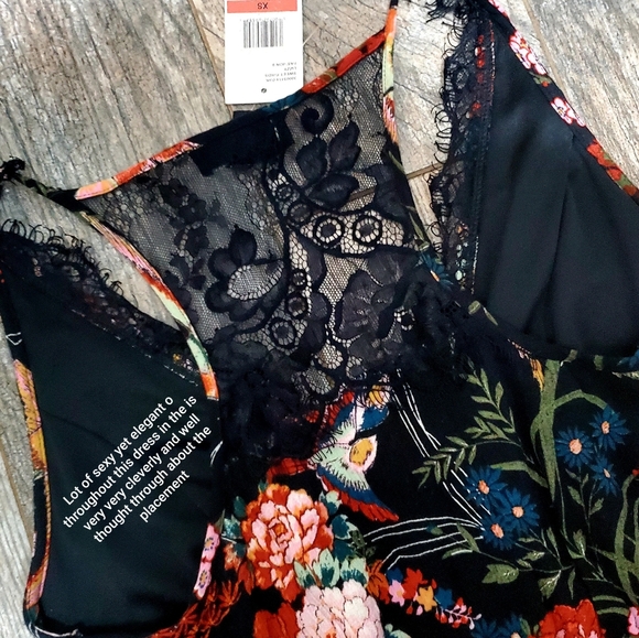 NWT❤JESSICA SIMPSON Aline Floral/lace xs/s dress - Picture 12 of 12